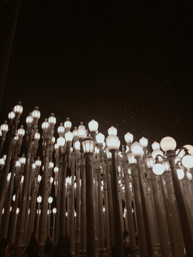 Most Instagrammable Spots in Los Angeles: LACMA Lights